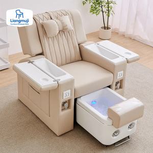 스파 럭셔리 페디큐어 의자 전문 안락 의자 네일 살롱 의자 LED 아름다운 페다 마사지 Sillones De Pedicura 가구