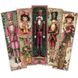 32개, 호두나무 책갈피, 개학 시즌, 크리스마스, 할로윈, 스승의 날, 독자 및 생일 선물에 적합합니다.