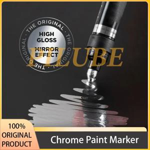 크롬 페인트 마커 반사 액체 미러 펜 골드 실버 잉크 2mm 팁 모델용 금속 목재 플라스틱 돌용
