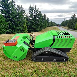 맞춤형 농업용 자주식 로봇 원격 제어 제초 및 제거 기계, 크롤러 과수원 예초기