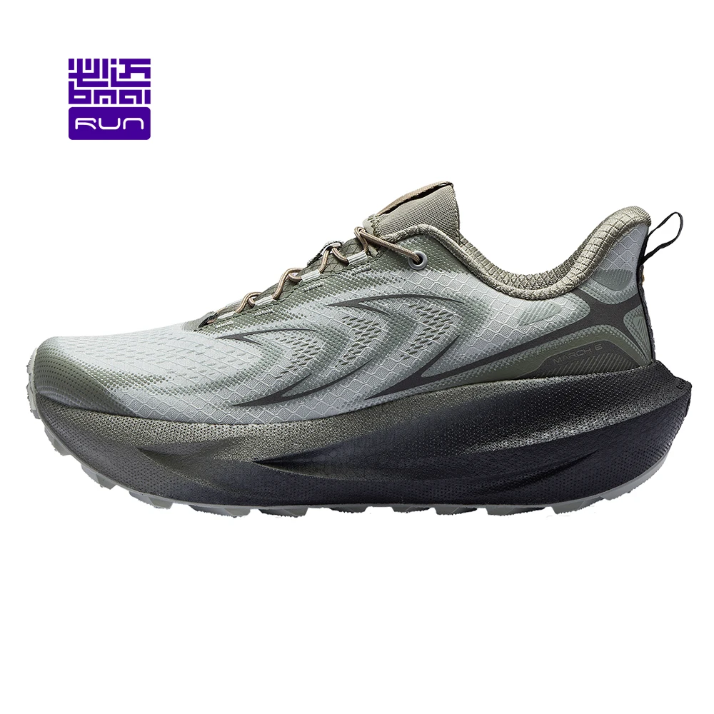 남성용 BMAI 하이킹 신발 통기성 트레일 맨 스니커즈 경량 산악 남성용 스포츠 신발 쿠션 야외 러닝 스니커즈