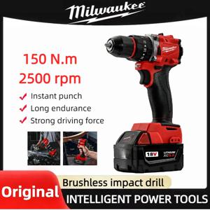 밀워키 브러시리스 임팩트 드릴 18V/20V 무선 전동 드릴 20+3 토크 임팩트 드릴 해머 다기능 전동 공구