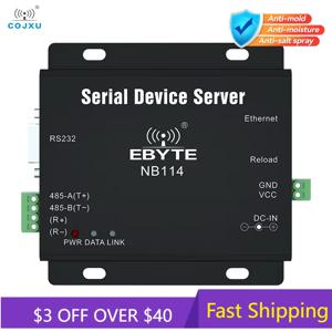 UART-이더넷 직렬 서버 RS485 RS422 RS232 RJ45 MQTT HTTP TCP RTU UDP PLC Cojxu NB114 장거리 Modbus 게이트웨이 모뎀