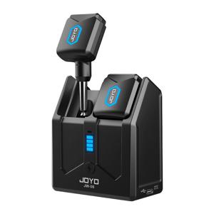 JOYO JW-06 무선 기타 시스템 5.8GHz 디지털 무선 기타 송신기 및 수신기(휴대용 충전 케이스 포함)