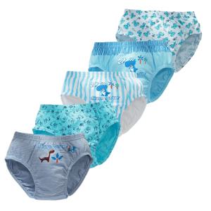 5 개 / 세트 만화 공룡 어린이 속옷 소년 팬티면 통기성 어린이 니커 팬티 팬티 흡수성 소년 삼각 복서