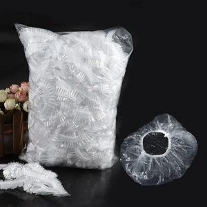 탄성 플라스틱 두꺼운 42cm100pcs 샤워 캡 헤드 세트