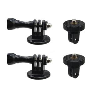 Gopro 용 삼각대 어댑터 마운트 13 12 11 10 9 8 7 6 5 4 3 2 1/4-20 Go Pro Hero YI 4K SJ4000 EKEN H9R DBPOWER 용 나사 어댑터