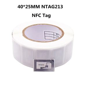 5/10/50pcs 40*25MM Ntag213 NFC 태그 스티커 13.56MHz ISO14443A NTAG 213 모든 지원 전화 용 범용 Lable RFID 태그
