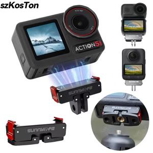 DJI 오스모 액션 5 프로 OSMO 360 / NANO용 마그네틱 어댑터, DJI 액션 6 4 3 카메라 확장 액세서리용 퀵 릴리즈 플레이트