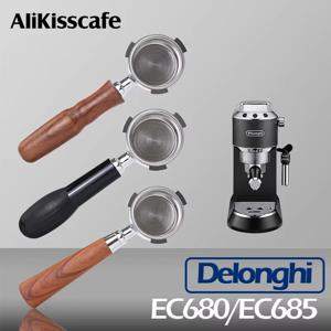 Delonghi Dedica EC680 EC685 에스프레소 메이커 액세서리 바리스타 도구 용 51MM 커피 Bottomless Portafilter Naked 필터 바구니