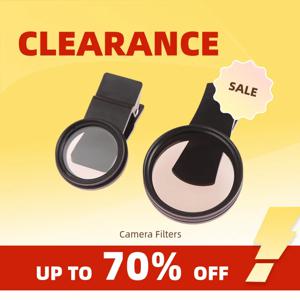 클립이 있는 범용 휴대용 전문 휴대폰 편광기, CPL 필터, 원형 카메라, 와이드 앵글 렌즈, 블랙 Acc, 37mm, 52mm