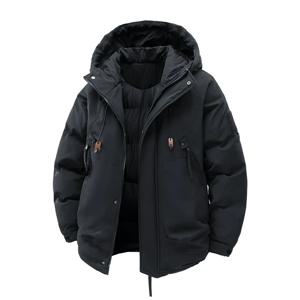 남성용 따뜻한 파카, 하이 퀄리티 방풍 후드, 캐주얼 야외 재킷, 두꺼운 카고, 코튼 패딩, 외투 코트, 겨울