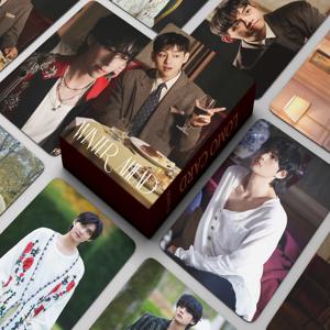 55 개/대 Kpop V 새 앨범 WINTER AHEAD Lomo 카드 엽서 사진 인쇄 카드 팬을위한 그림 Collectible Cards