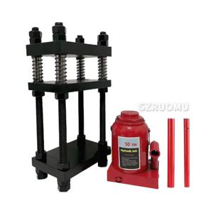 50 톤 유압 프레스 잭, 4 열 소형 프레스, 금과 실버 쥬얼리 몰드 샘플 제작, 실험 처리 도구