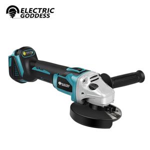 100/125mm 8500RPM 무선 블루 앵글 그라인더 연마 기계 Makita 18V 배터리 핀 용 리튬 배터리 드라이브