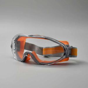 화학 물질 보호용 고품질 안전 고글, 스플래시 방지 실리콘 듀얼 컬러, 대형 커버리지 안경