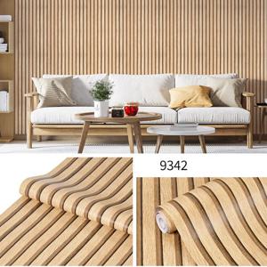 비닐 장식 필름 나뭇결 스티커 홈 장식 방수 벽지 벽 종이 롤 가구 자기 접착제 PVC 캐비닛