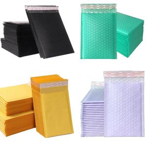 Sharkbang 10 개/갑 버블 메일러 가방, 13x18cm 자체 접착 익스프레스 가방, 패키지 재료, 마카롱 보호 버블 가방