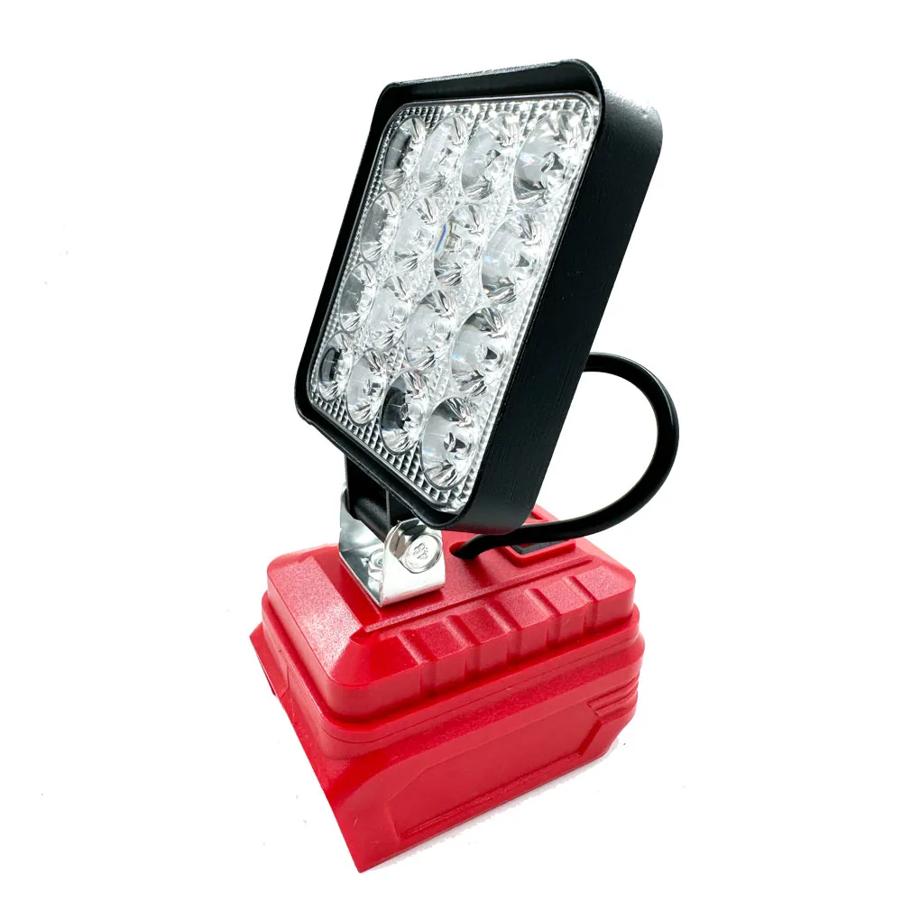 밀워키 18V 리튬 이온 배터리 무선 홍수 빛 Jobsite 워크샵 캠핑 비상 조명에 대 한 휴대용 3 인치 LED 작업 빛