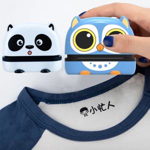 맞춤형 이름 스탬프 개인 학생 어린이 아기 새겨진 방수 스탬프 비 페이딩 유치원 이름 인감 검정 흰색 잉크