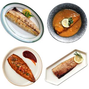 바다소리 숯불 바베큐 고등어 4종 (오리지널/부산 고갈비/교토스타일/카레맛) x 4팩 전자레인지 간편 생선 구이