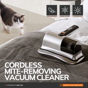 무선 전기 진드기 제거 침대 진공 청소기 (베개, 시트, 매트리스, 소파, 봉제 장난감, USB에 적합)