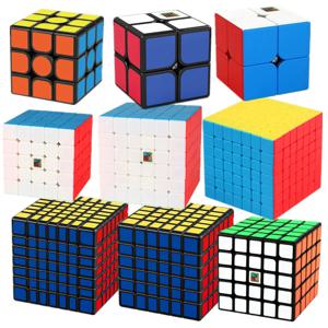MOYU MeiLong 2x2 3x3 4x4 5x5 6x6 7x7 매직 큐브 스티커/스티커 큐브 속도 Magico Cubo 교육 퍼즐 어린이 장난감 큐브