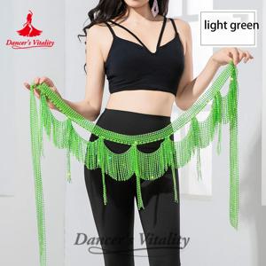 BellyDance Tassel Belt 여성용 밸리 댄스 연습 프린지 힙 스카프 성인 오리엔탈 댄스 공연 액세서리 허리 체인