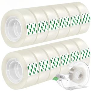 10/5/1 롤 프리미엄 투명 테이프 0.8cm 1.2cm 1.8cm 선물 포장 포장용 다기능 고점도 접착 테이프