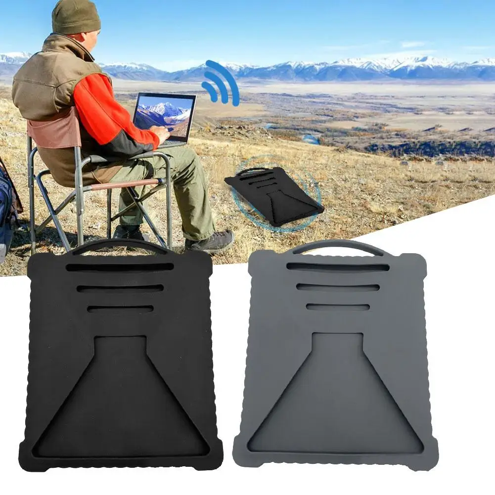 Starlink 미니 실리콘 보호 커버 Anti-fall Anti-slip 전체 커버 케이스 Starlink Mini 용 야외 방수 쉘