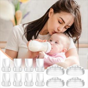 맘코지 M5 전동 유축기 호환 덕빌 밸브 8개 및 실리콘 다이어프램 4개 세트 - 교체용 액세서리