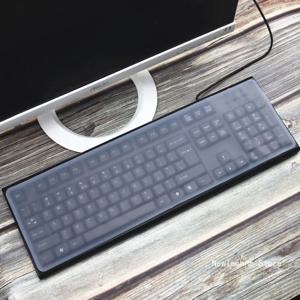 44.5x13.8cm 19'' 21.5'' 22.1'' 23'' 24'' 27'' 29''용 컴퓨터 데스크탑 키보드용 실리콘 키보드 보호 커버 스킨