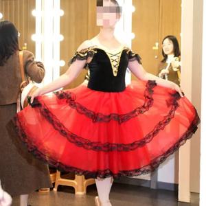전문 발레 로맨틱 투투 롱 스커트 블랙 레드 스페인 드레스 소녀 성인 어린이 공연 발레 의류 여성용