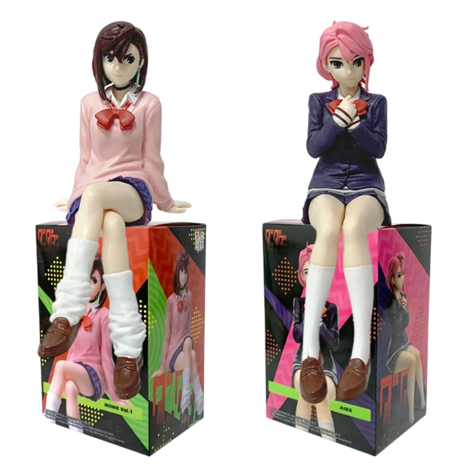 새로운 애니메이션 Dandadan Ayase Momo Shiratori Aira 앉아 자세 S.H.Figuarts 변형 조립 PVC 모델 장난감 액션 피규어 선물