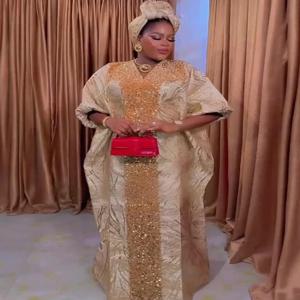 두바이 여성용 아바야 고급 스팽글 아프리카 무슬림 패션 이브닝 파티 드레스 카프탄 부부 로브 젤라바 여성복 2025