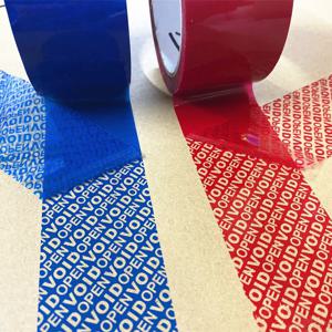 48mm x 50m 위조 방지 보안 테이프 위조 방지 라벨 접착제 높은 점착력 보증 씰링 배송/박스 보호용