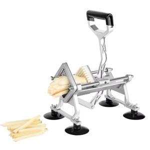 전문 감자튀김 커터 상업용 감자 슬라이서 흡착식 풀세트 (고구마, 당근, 얌용)