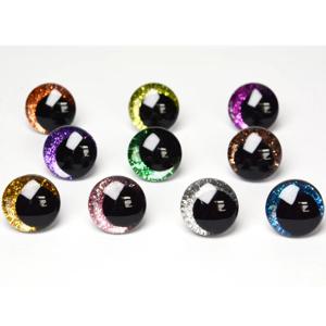 20pcs 12mm 14mm 16mm 18mm 20mm 25mm 라운드 만화 반짝이 장난감 안전 눈 인형 학생 눈 핸드 페인트 눈에 대 한 와셔와 함께