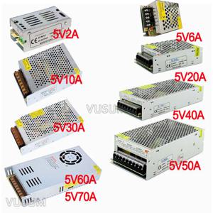 Vusum 스위칭 Led 전원 공급 장치 5V 전원 공급 장치 변압기 110V 220V AC에서 DC 5V 2A 6A 10A 20A 30A 40A 50A 60A 72A 드라이버