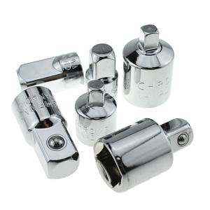 6pcs 래칫 렌치 소켓 변환기 슬리브 헤드 어댑터 1/2 