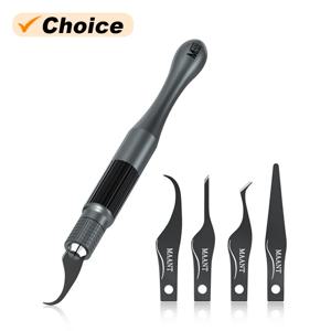 MaAnt 휴대 전화 수리 검은 CPU NAND 접착제 제거 블레이드 칩 스크레이퍼 프라이 나이프 마더 보드 칩 삽 조각 도구