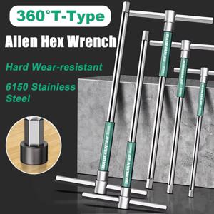 8/10개 토르크 스크류드라이버 세트 T형 육각 렌치 크롬 스패너 소켓 핸드 렌치 도구 T/L 2/2.5/3/3.5/4/4.5/5/6/8/10MM