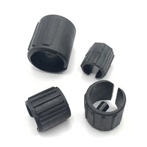 블랙 플라스틱 의자 발 튜브 랩 패드, U형 미끄럼 방지, 책상 다리 팁 커버, 보호대 스툴 쿠션 매트, 직경 13mm, 16mm, 19mm, 10 개