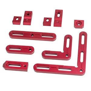 90도 포지셔닝 스트립 도구 정렬 지그 고정 클램프 위치 잠금 바 블록 알루미늄 고정 클립 코너 클램핑 사각형 도구