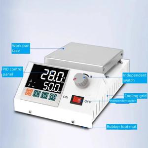 업그레이드 도구 디지털 온도 조절기 자기 교반기 실험실 소형 가열 전기 믹서 온도 제어 전기 슬리브 포스 앰프