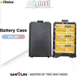 Baofeng UV-5R 배터리 케이스 쉘 확장 배터리 하우징 BL-5 UV-5RE UV-5RA 워키 토키 액세서리 용 6xAAA 배터리 상자