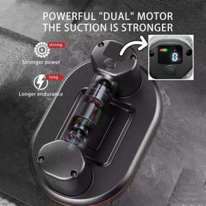 지능형 디스플레이 산업용 등급 전기 진공 흡착판 300KG 하중 고하중 화강암 타일 유리 리프터