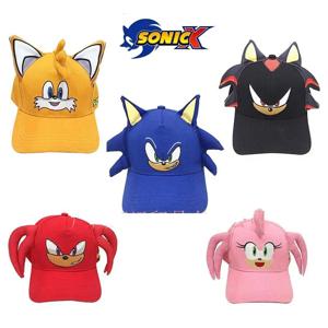 고품질 고슴도치 키드 모자 액션 피규어 장난감 초음속 마우스 피규어 조절 가능한 힙합 야구 모자 패션 햇빛 가리개 모자 장난감