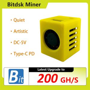 Bitdsk N8 200Gh/S BM1397 Bitcoin ASIC BTC Miner Solo Lottery Miner US/EU/UK/AU/BR PLUG with Type-C PD power