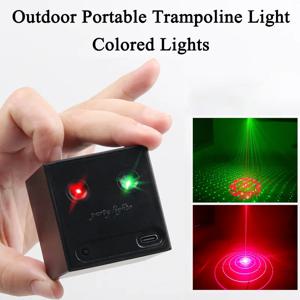 충전식 배터리 R&G 레이저 프로젝터 디스코 DJ 라이트 64 패턴 댄스 바 파티 자동차 효과 크리스마스 장식 무대 램프 E01